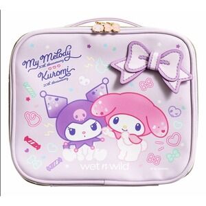 NEW Wet N Wild & My Melody & Kuromi Anniversary Makeup Bag (Kuromi Purple) NWT